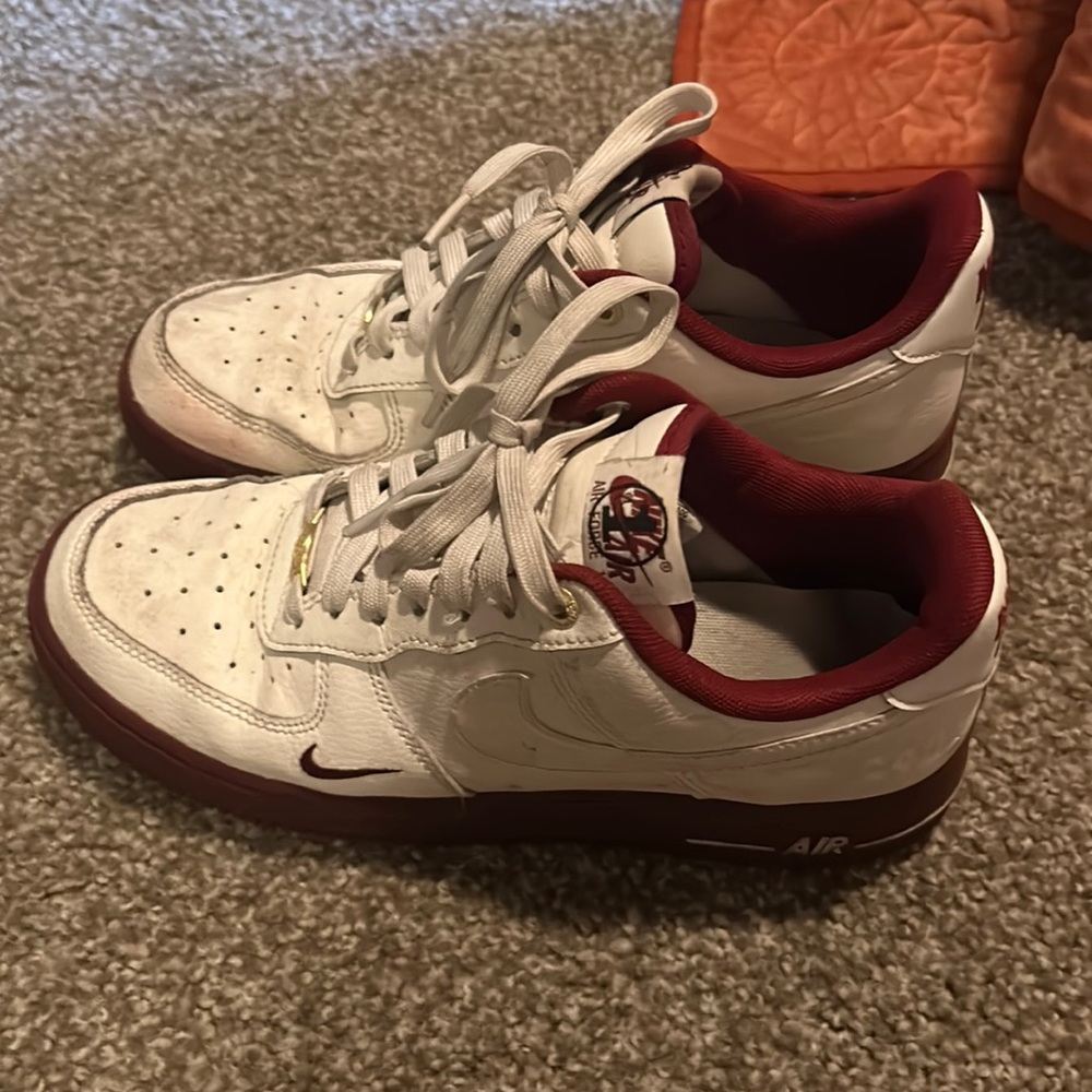 nike air force 1 maroon